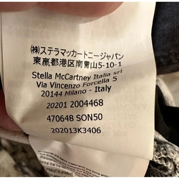 Stella McCartney Womens Jeans Size 33 Galaxy Wash New $490 Designer Pants - Picture 13 of 14